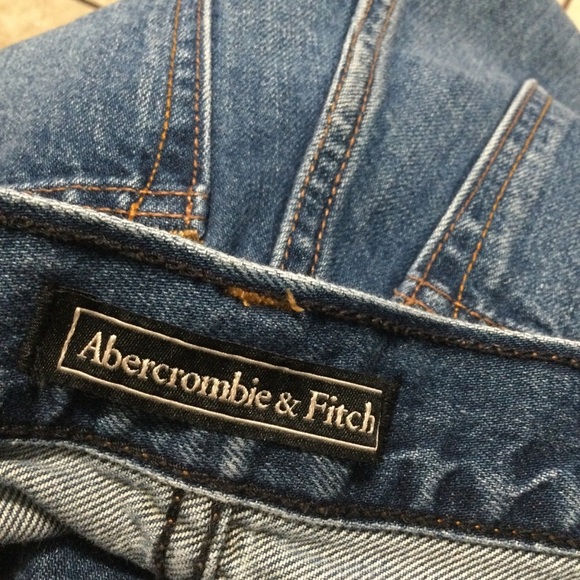 Abercrombie & Fitch Denim Button Fly Shorts Size 24 - Picture 7 of 7